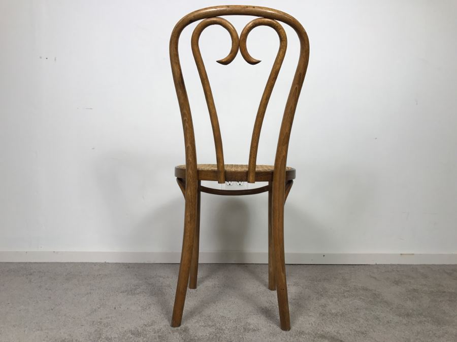 Vintage Bentwood Cane Seat Chair [Photo 5]