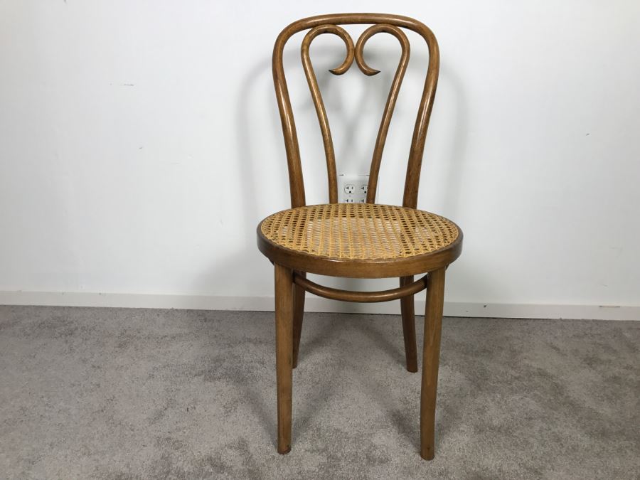 Vintage Bentwood Cane Seat Chair [Photo 2]