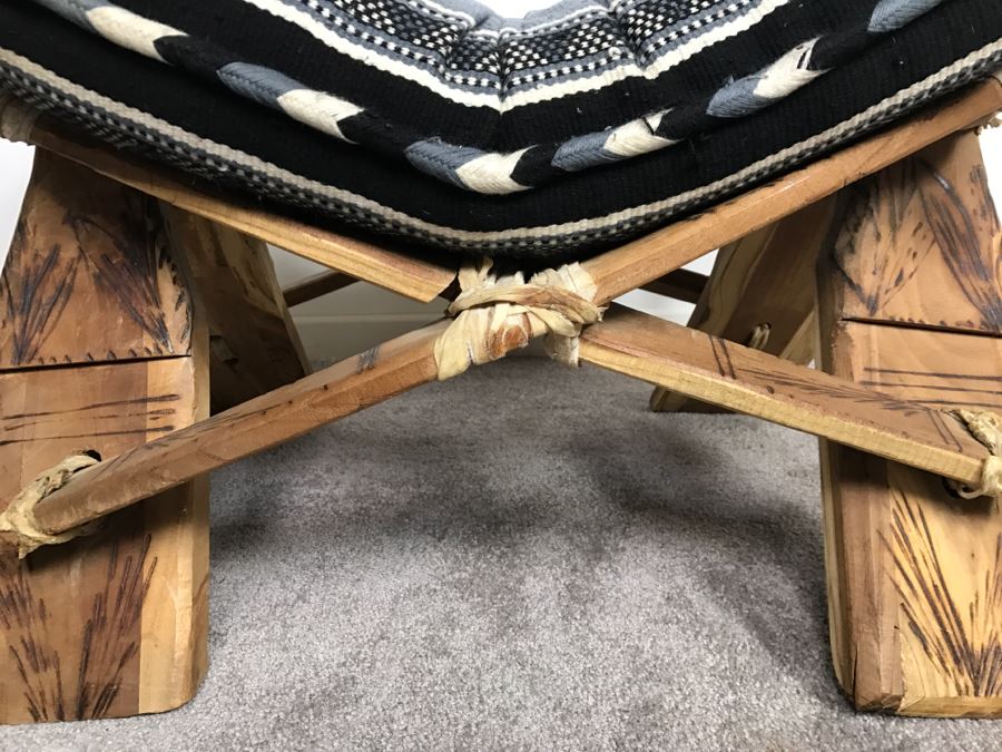 Vintage Camel Saddle Stool [Photo 3]