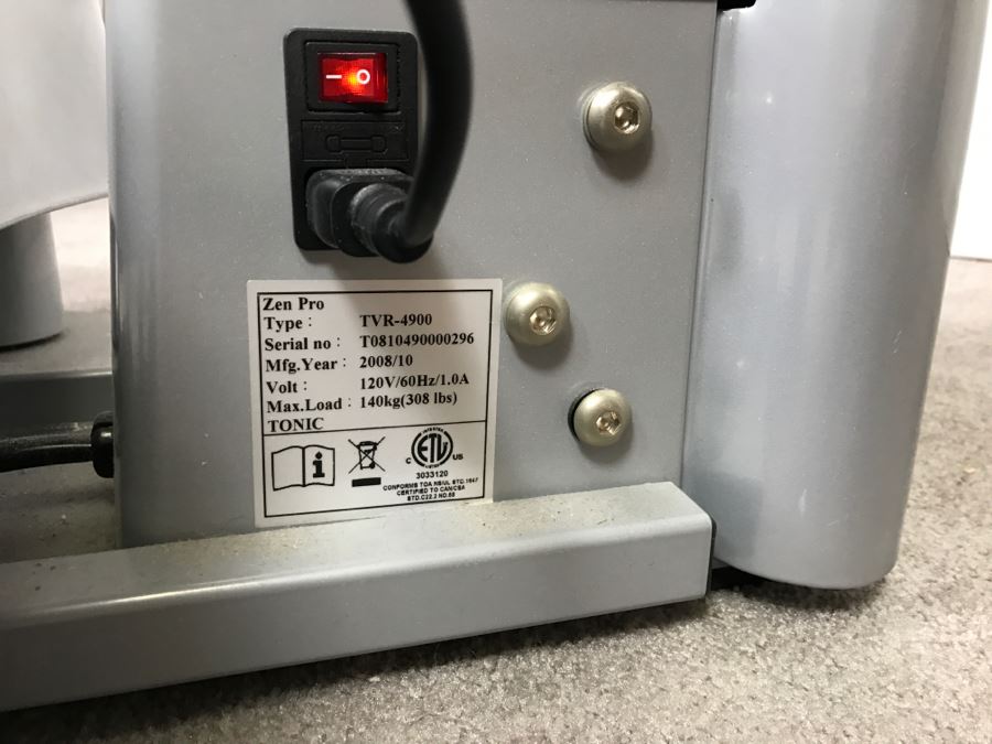 Zen Pro Excercise Machine Model TVR-4900 [Photo 6]