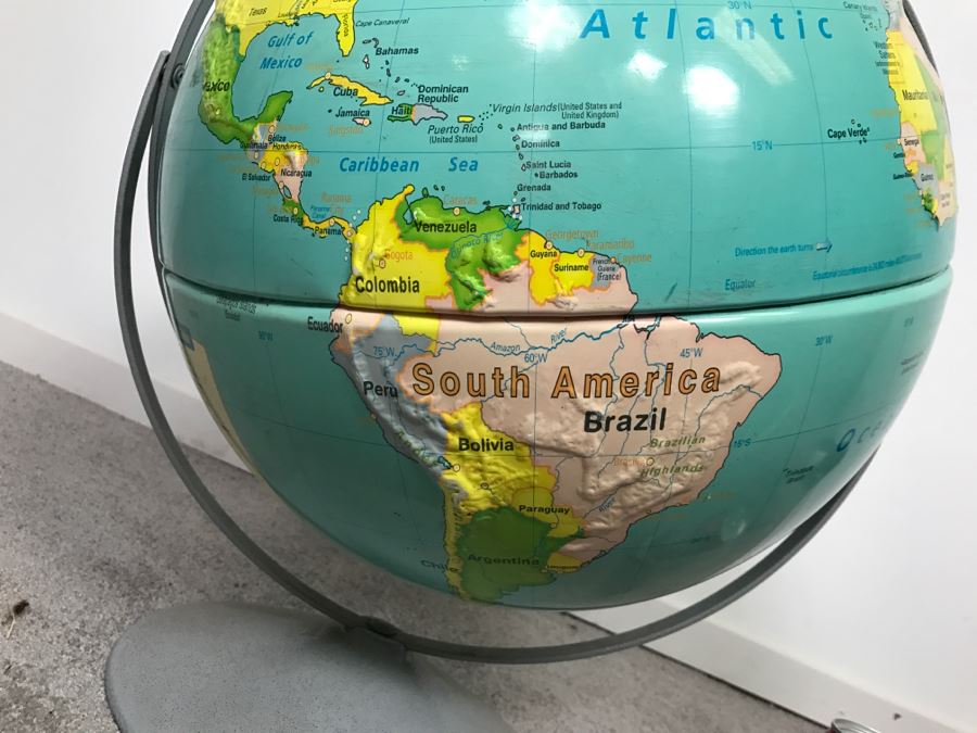 Vintage Nystrom Readiness Topography Globe [Photo 6]