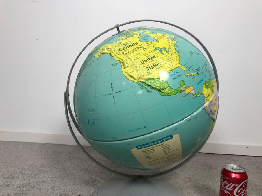 Vintage Nystrom Readiness Topography Globe [Photo 4]