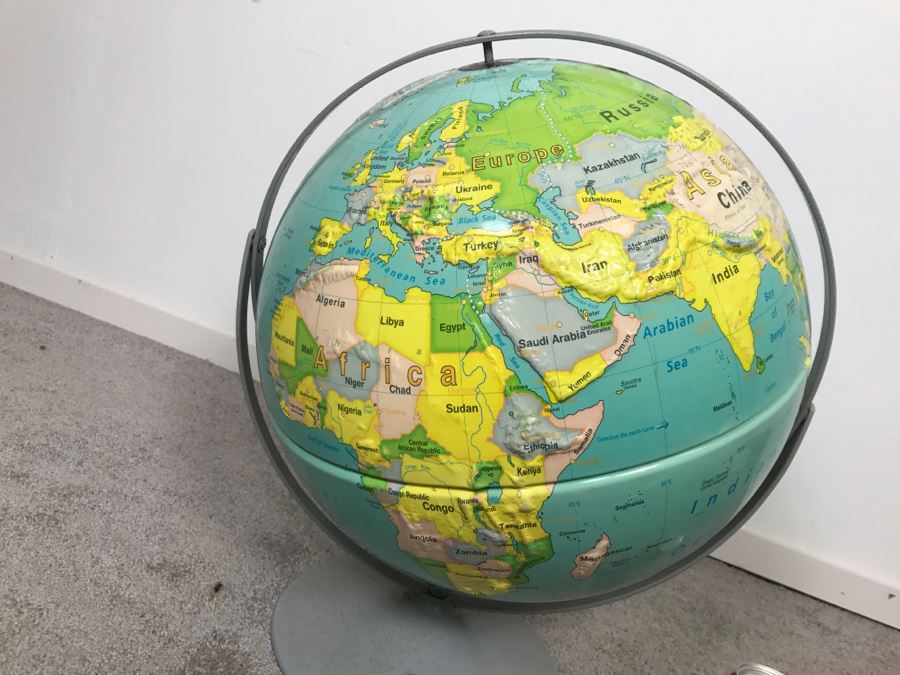 Vintage Nystrom Readiness Topography Globe [Photo 7]