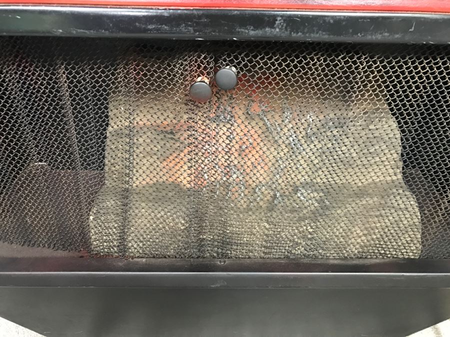 Working Mid-Century SEARS, ROEBUCK & CO Electric Fireplace With Simulated Wood Burning Logs [Photo 8]