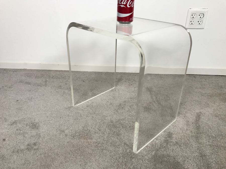 Modernist Lucite Side Table [Photo 1]