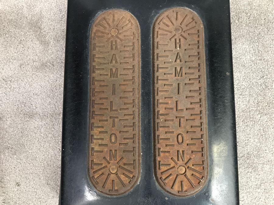 Art Deco Coin-Op Mechanical Scale By The Hamilton Scale Co Person Weigher Model P-W 41'H [Photo 10]