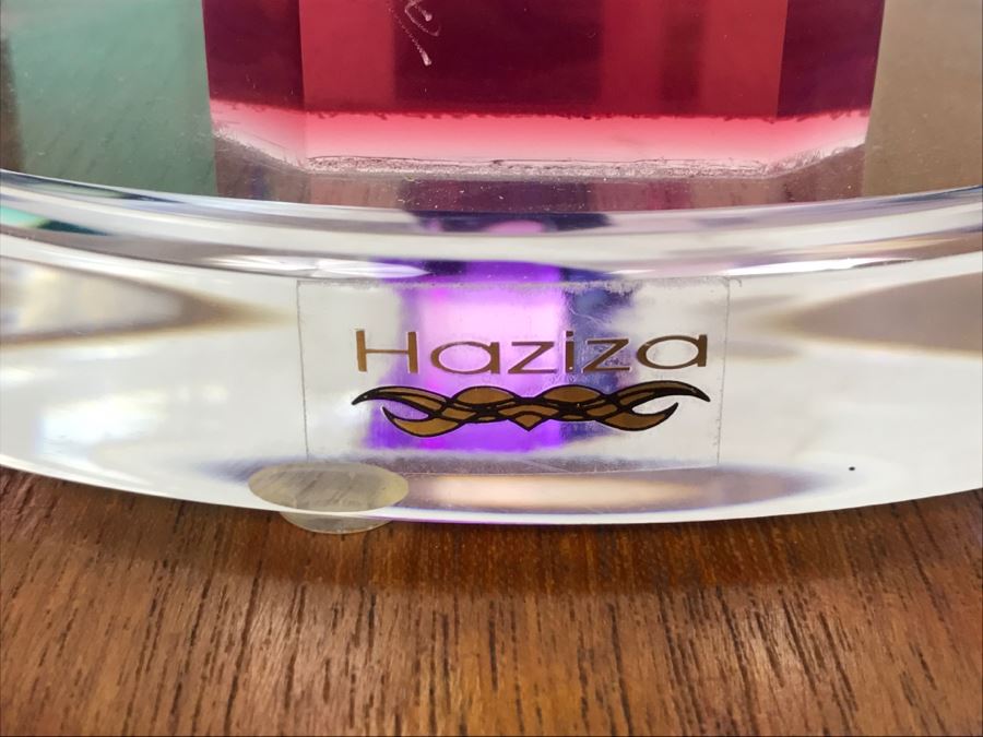 Signed Acrylic Sculpture Titled 'Skyscraper' By Israeli Artist Shlomi Haziza Estimate $1,100 36'H [Photo 3]