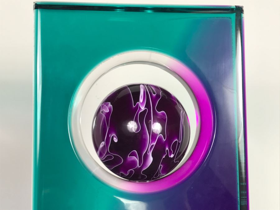 Signed Acrylic Sculpture With Haziza Labeled Base By Israeli Artist Shlomi Haziza Estimate $2,500 62'H [Photo 16]