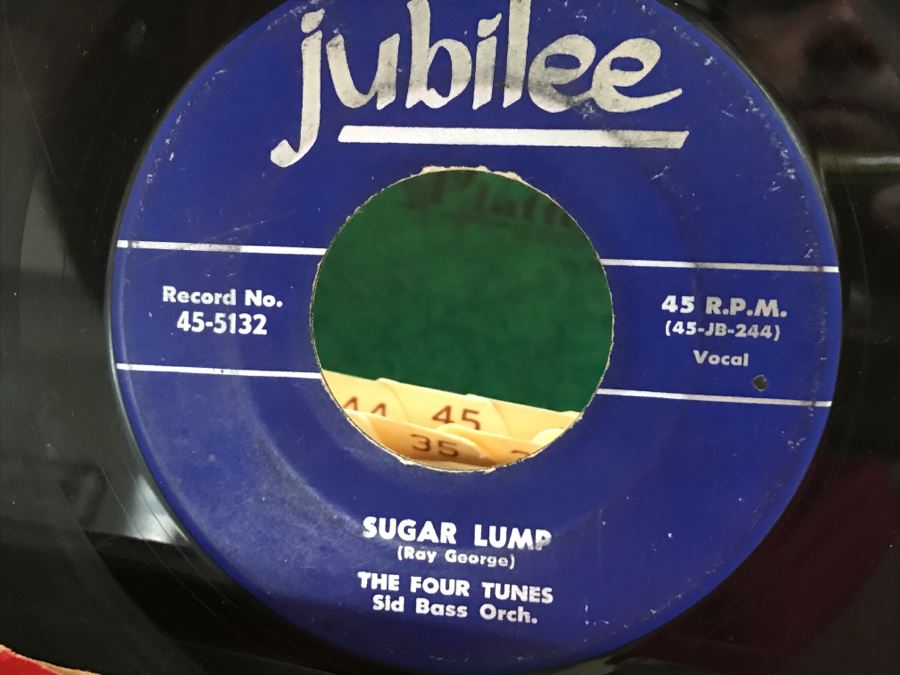 JUST ADDED - Vintage Metal 45Rpm Record Storage Box Platter-Pak With Vintage 45 Records Including Elvis Presley And Fats Domino - See Photos [Photo 11]