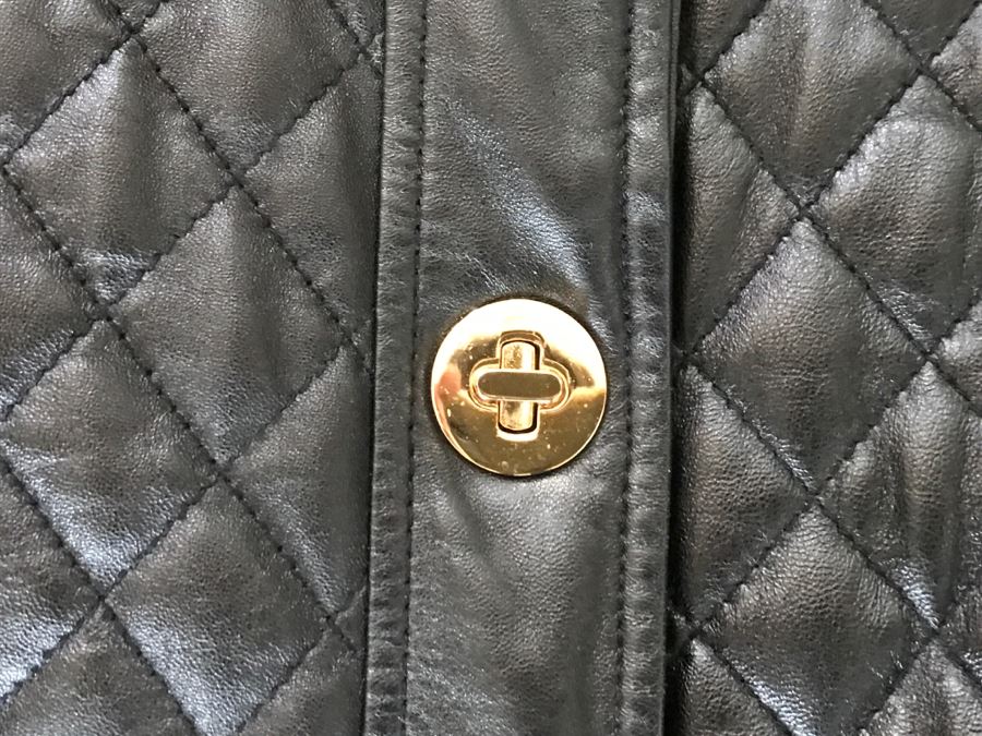 JUST ADDED - Jones New York Signature Leather Jacket Size L [Photo 3]