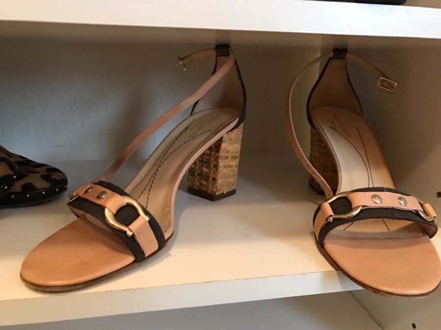 JUST ADDED - Huge Women's Designer Shoe Lot With Cole Haan, Donald J Pliner, Tory Burch, Sam Edelman, Kate Spade And More Size 7.5 [Photo 25]