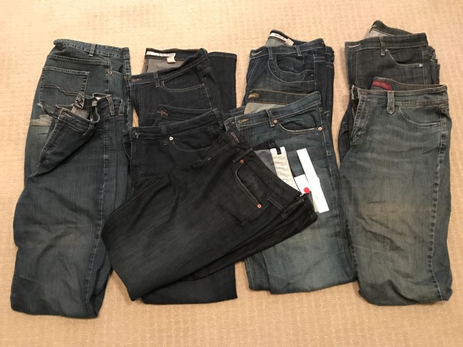 JUST ADDED - Women's Denim Blue Jeans Lot Size 32 12 [Photo 12]