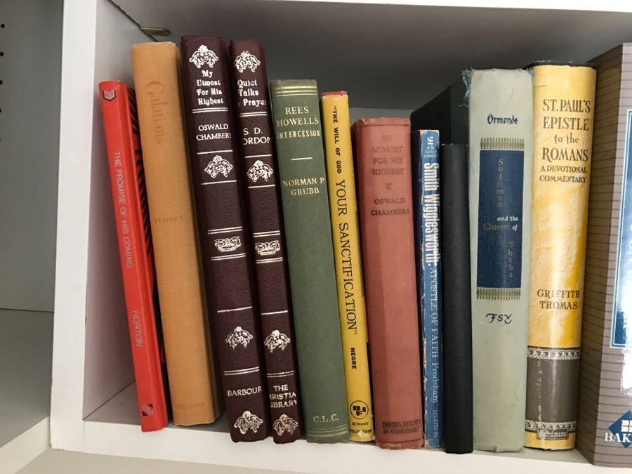 JUST ADDED - MEGA OFFICE LOT # 1 Featuring All Items On Bookshelves, Desk Top And In One Drawer With Books, Home Decor, See Details And Photos [Photo 30]