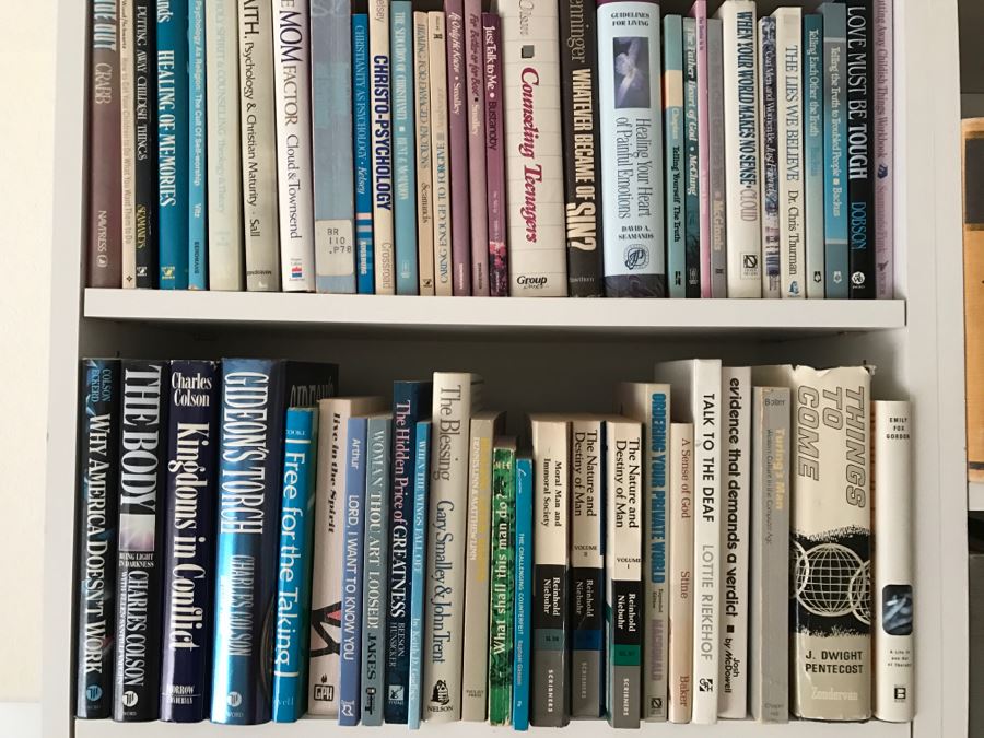 JUST ADDED - MEGA OFFICE LOT # 1 Featuring All Items On Bookshelves, Desk Top And In One Drawer With Books, Home Decor, See Details And Photos [Photo 2]