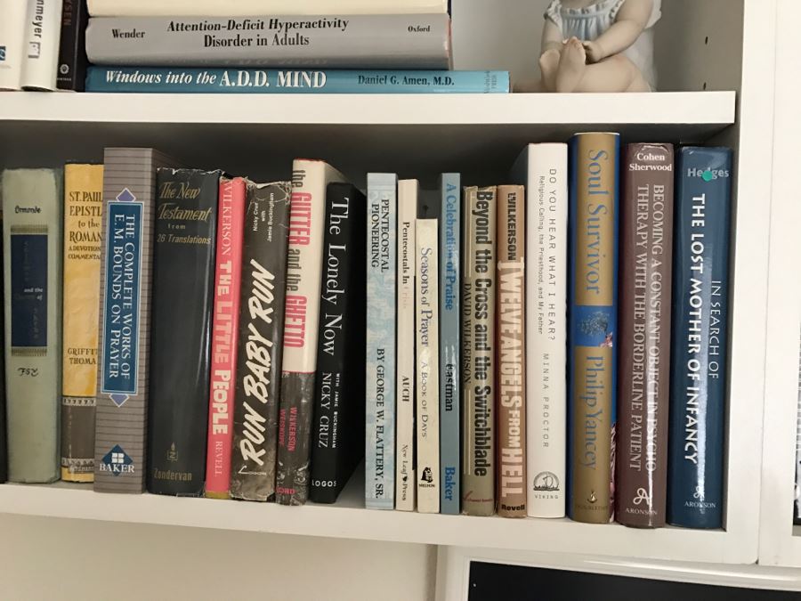 JUST ADDED - MEGA OFFICE LOT # 1 Featuring All Items On Bookshelves, Desk Top And In One Drawer With Books, Home Decor, See Details And Photos [Photo 32]