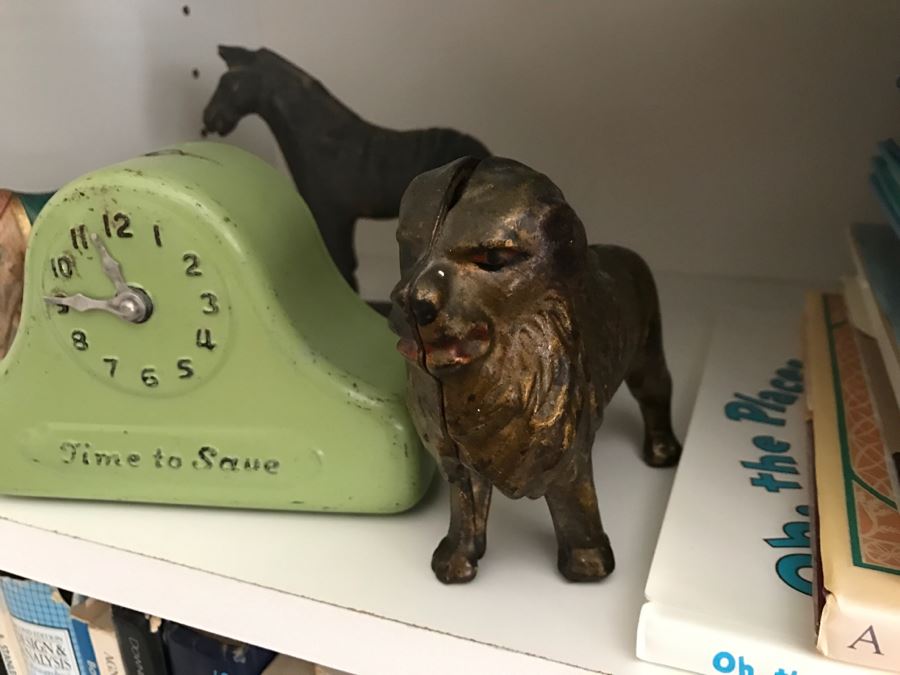 JUST ADDED - MEGA OFFICE LOT # 2 Featuring All Items On Bookshelves And Floor (Lladros) [Photo 16]