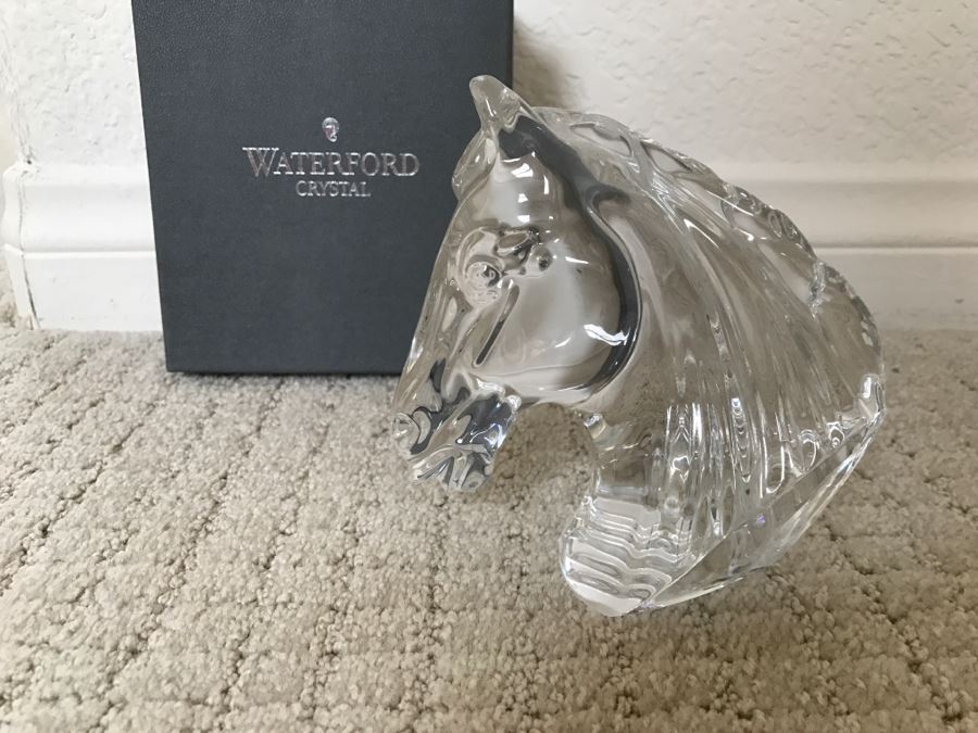 waterford crystal horse figurines