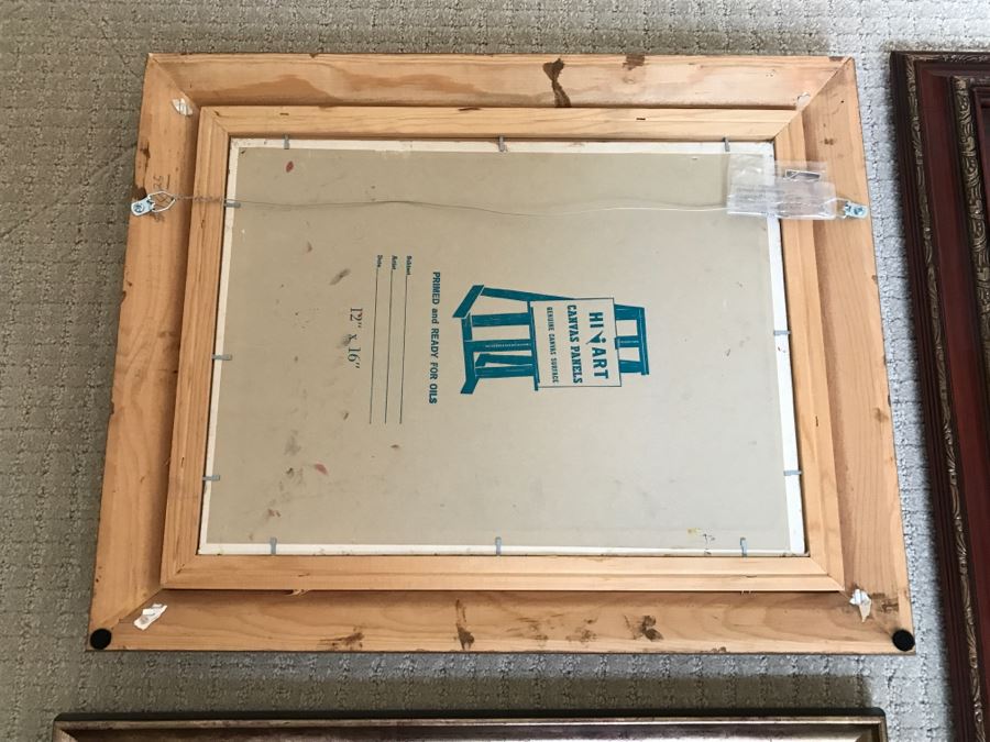 JUST ADDED - Framed Floral Art Print Lot Including Original Painting [Photo 10]