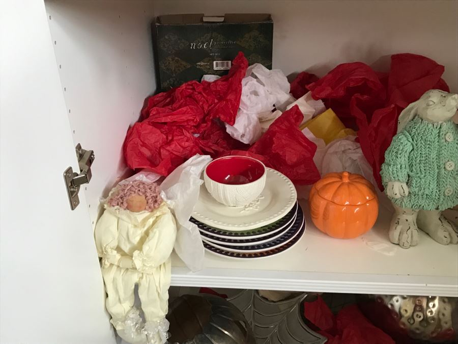 JUST ADDED - Large Home Decor Decoration Lot #1 With Raggedy Ann Doll - See Photos [Photo 16]