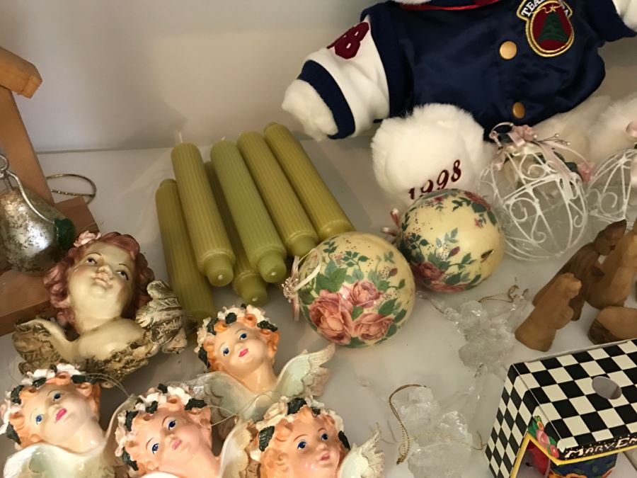 JUST ADDED - Large Home Decor Decoration Lot #2 With Nice Christmas Decorations - See Photos [Photo 27]