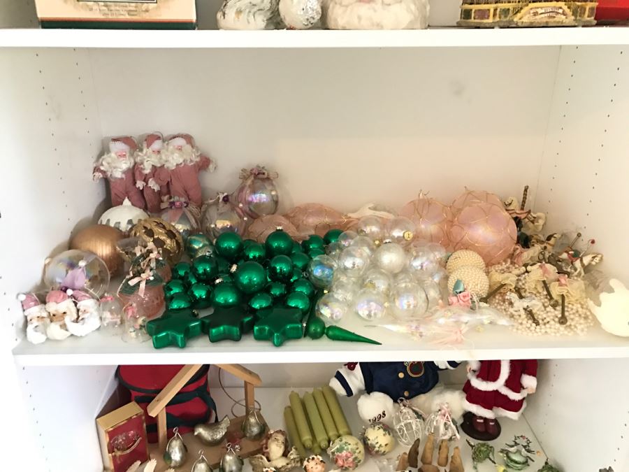 JUST ADDED - Large Home Decor Decoration Lot #2 With Nice Christmas Decorations - See Photos [Photo 8]