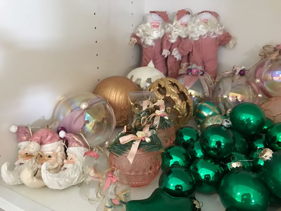 JUST ADDED - Large Home Decor Decoration Lot #2 With Nice Christmas Decorations - See Photos [Photo 44]