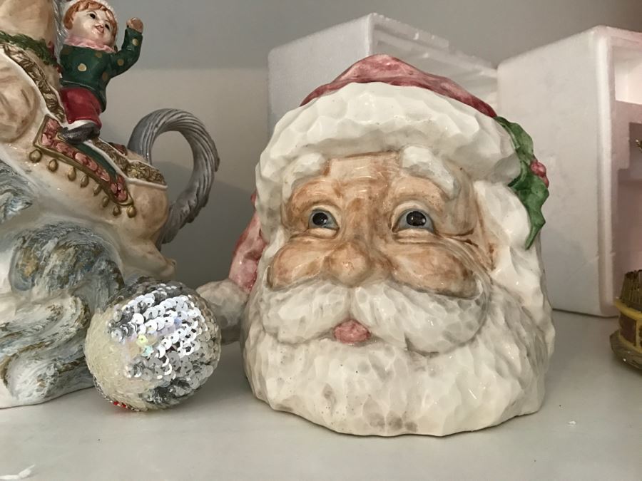 JUST ADDED - Large Home Decor Decoration Lot #2 With Nice Christmas Decorations - See Photos [Photo 4]