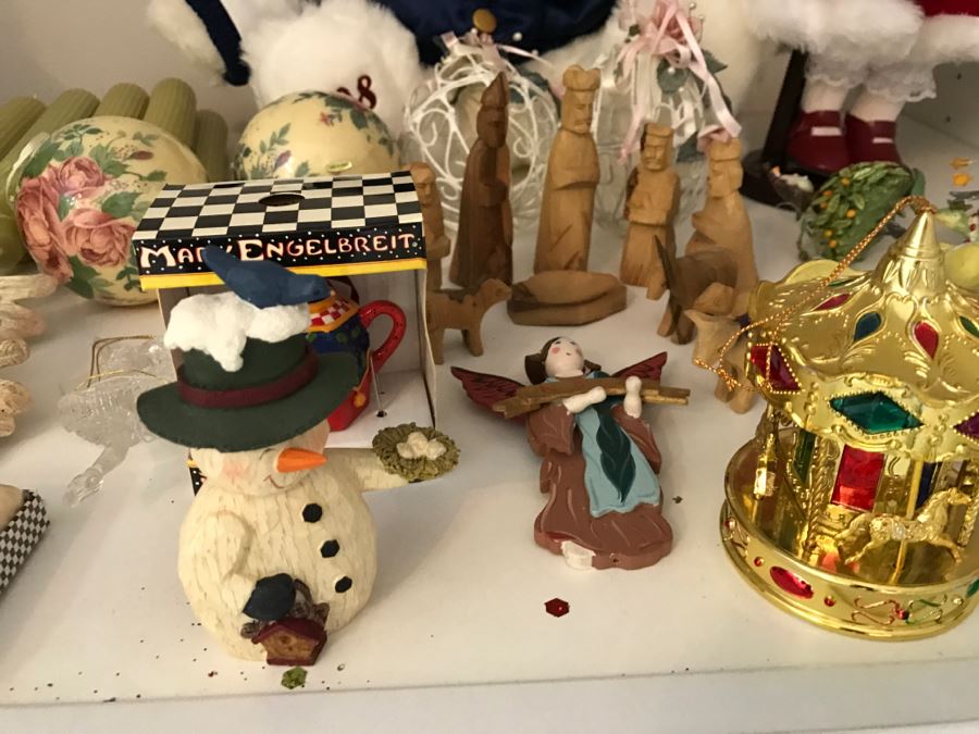 JUST ADDED - Large Home Decor Decoration Lot #2 With Nice Christmas Decorations - See Photos [Photo 29]