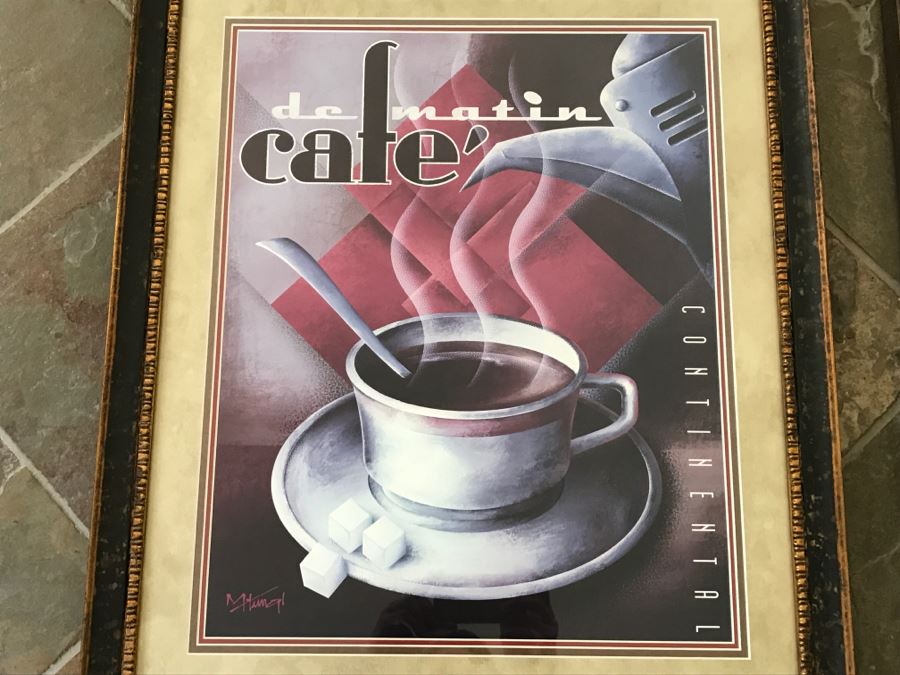 JUST ADDED - Pair Of Framed Cafe Coffee Poster Prints [Photo 5]