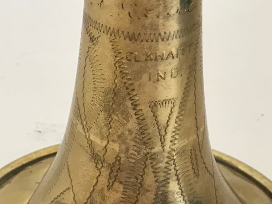 Vintage E.K. Blessing Super Artist Model Trumpet Elkhart, Ind With Case [Photo 13]