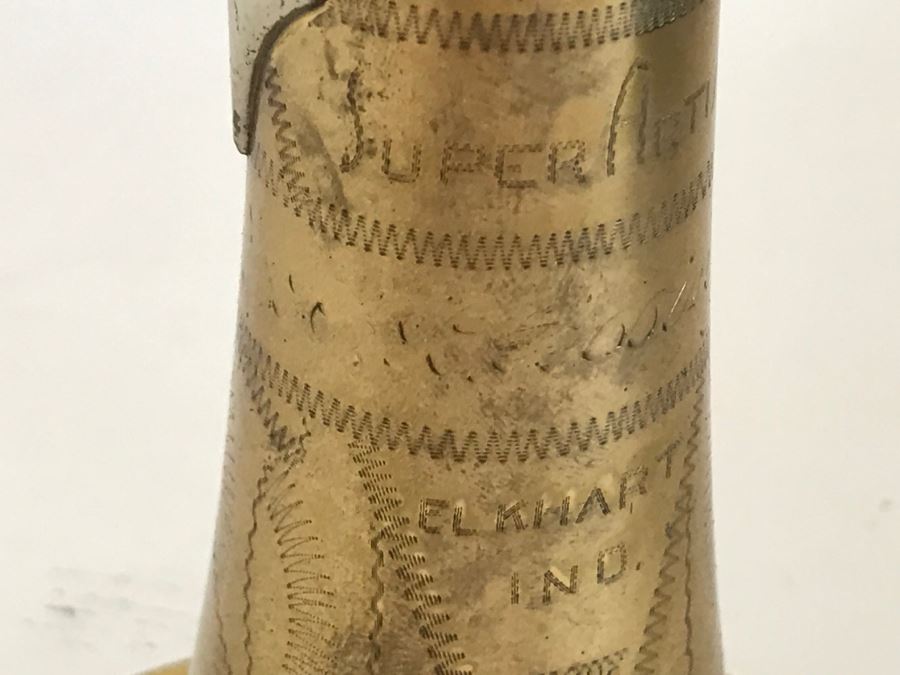 Vintage E.K. Blessing Super Artist Model Trumpet Elkhart, Ind With Case [Photo 12]