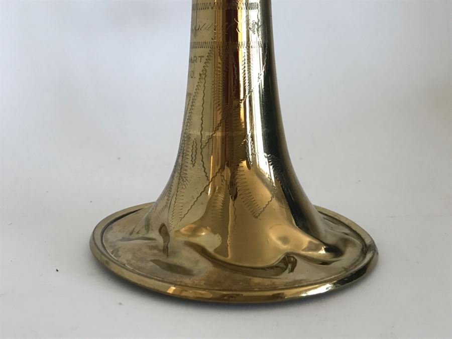 Vintage E.K. Blessing Super Artist Model Trumpet Elkhart, Ind With Case [Photo 16]
