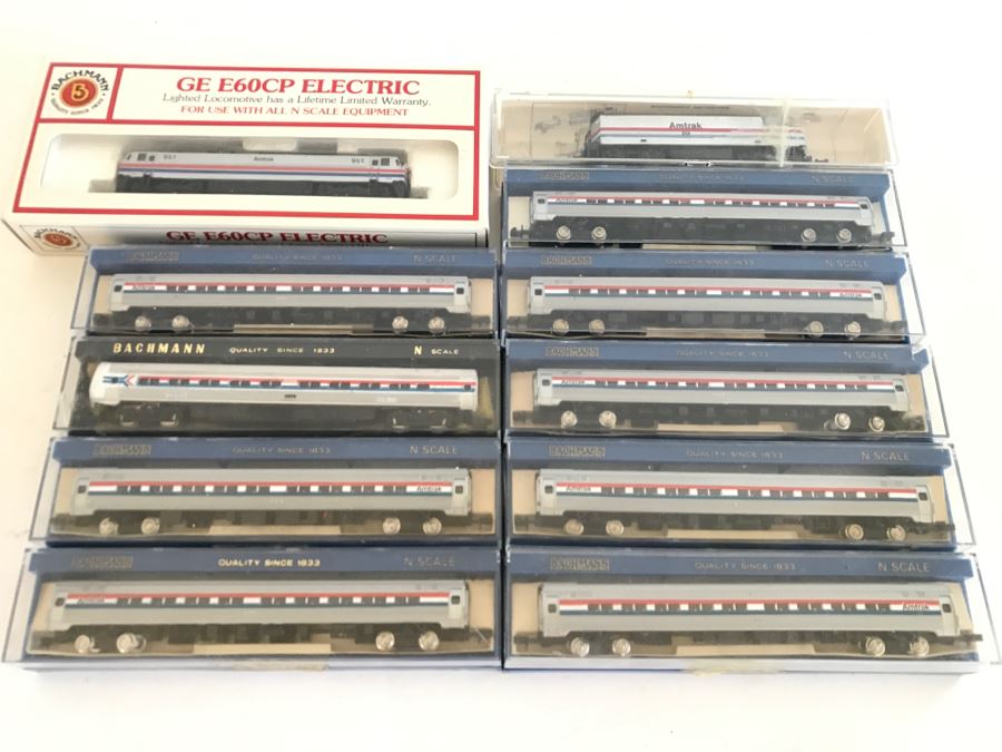 JUST ADDED - Vintage Collection Of BACHMANN N Scale Amtrak Electric Trains [Photo 3]
