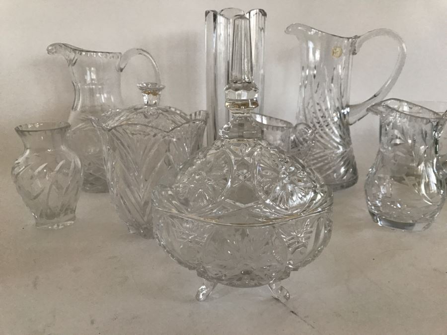 Cut Glass And Crystal Lot [Photo 2]