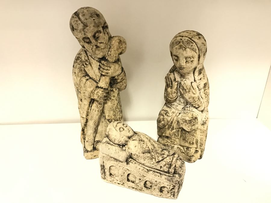 JUST ADDED - Stone Nativity Scene Made In Spain [Photo 2]