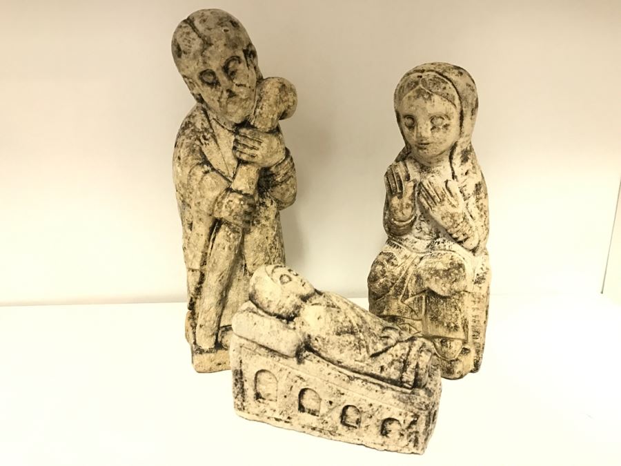 JUST ADDED - Stone Nativity Scene Made In Spain [Photo 1]