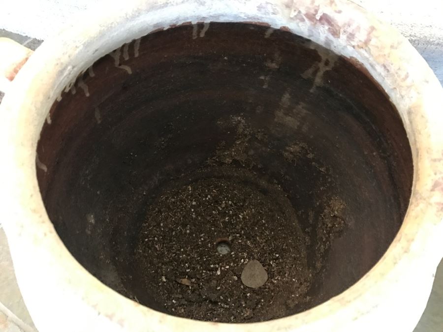 JUST ADDED - Clay Handled Flower Pot And (2) Light Foam Flower Pots [Photo 5]