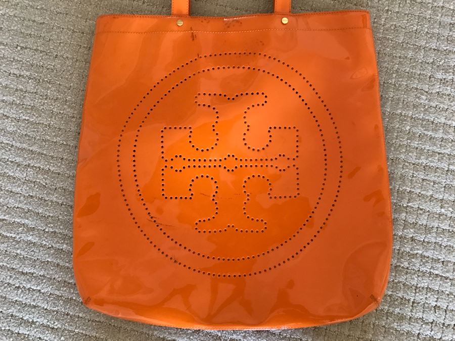 JUST ADDED - Orange Tory Burch Handbag