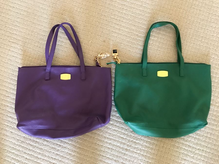 JUST ADDED - Pair Of Joy Mangano Handbags