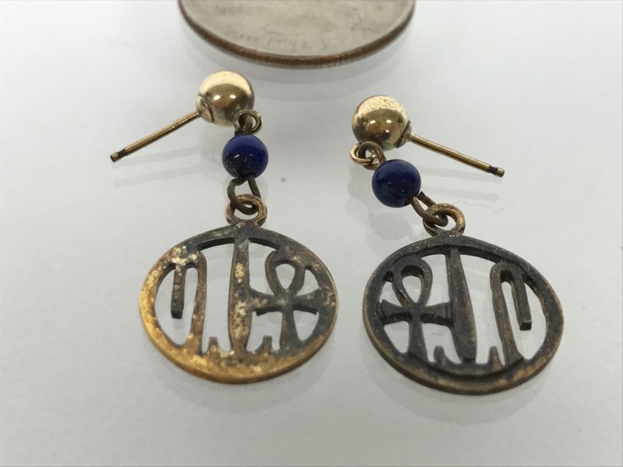 Sterling Silver Enamel Egg Pendant And Pair Of Sterling Silver Earrings 10.8g [Photo 12]