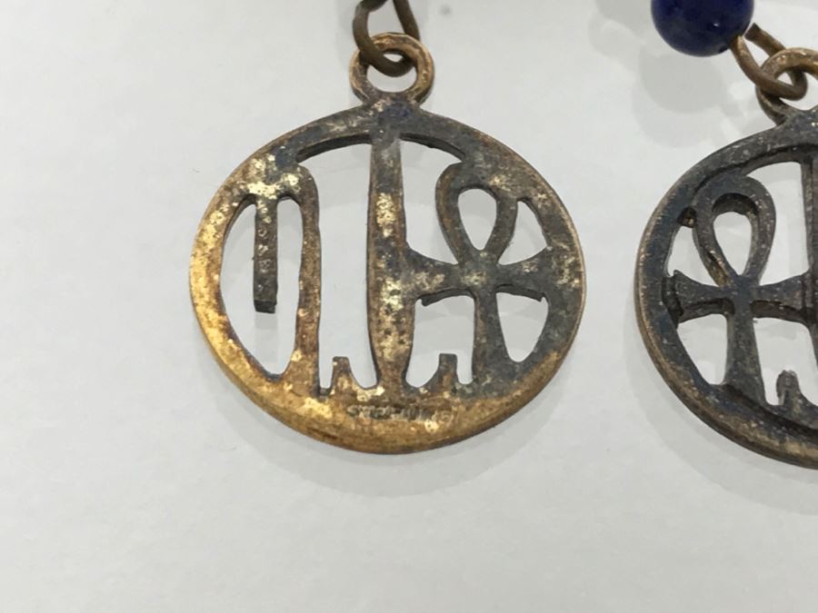 Sterling Silver Enamel Egg Pendant And Pair Of Sterling Silver Earrings 10.8g [Photo 13]