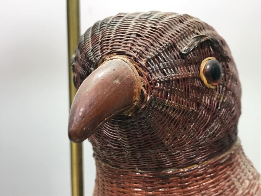 Designer Detailed Wicker Handmade Bird Lamp [Photo 10]