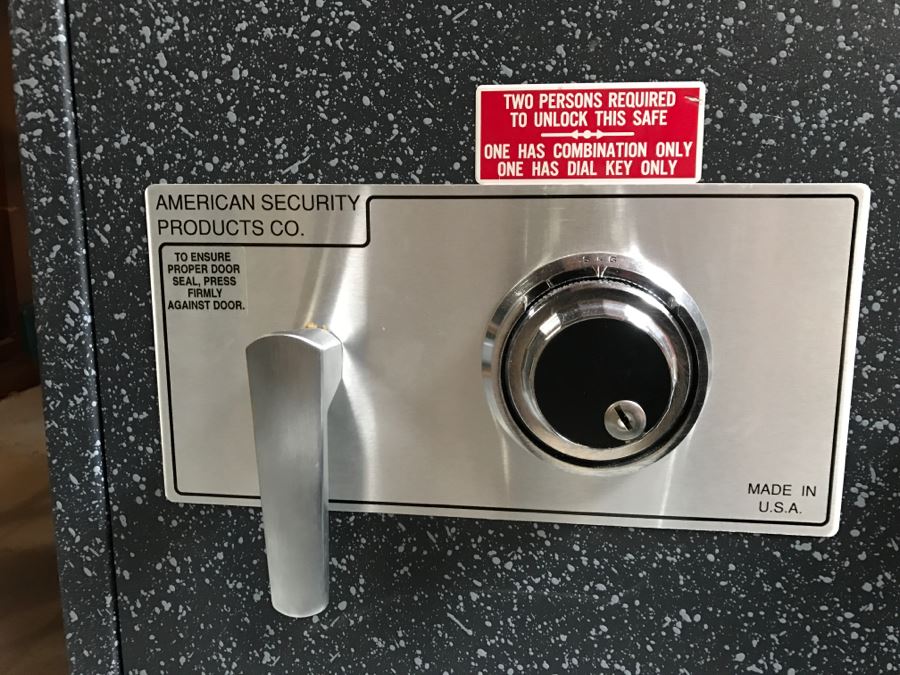 AMSEC 2000 Millennium Silver Edition Large Combination Safe American