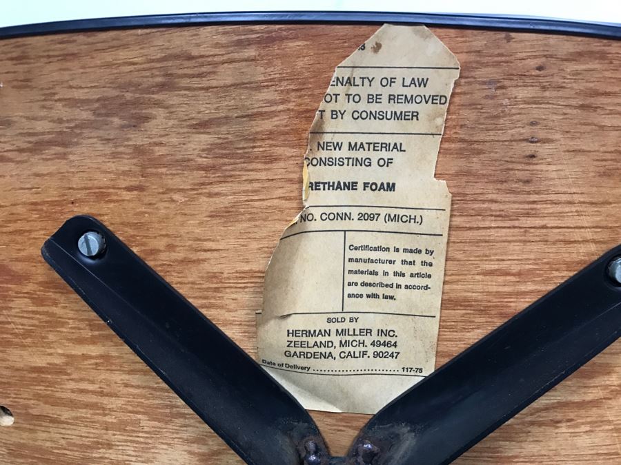 Vintage Mid-Century Office Chair Made In Denmark For Herman Miller [Photo 12]