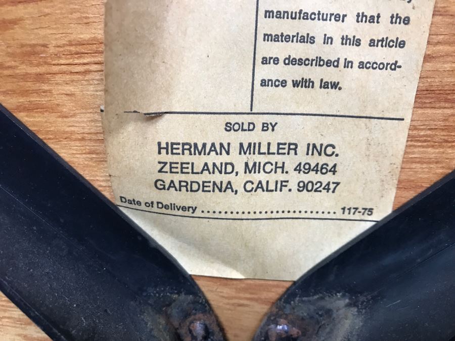 Vintage Mid-Century Office Chair Made In Denmark For Herman Miller [Photo 13]