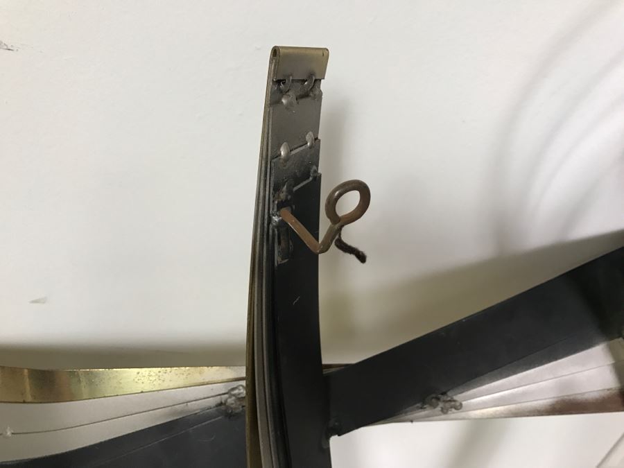 Vintage 1972 Signed Curtis Jere Wall-Mounted Brass And Steel Sculpture Estimate $1,800 [Photo 10]