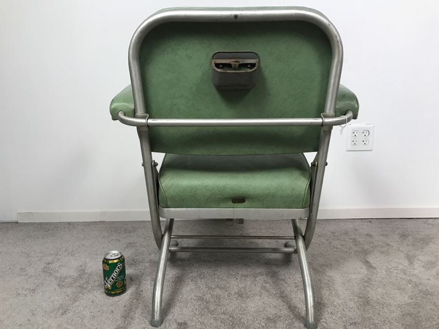 Rare Folding Chair Designed By Warren McArthur For Mayfair Co With Original Labels And Chrysler Corporation Label Estimate $400 [Photo 6]