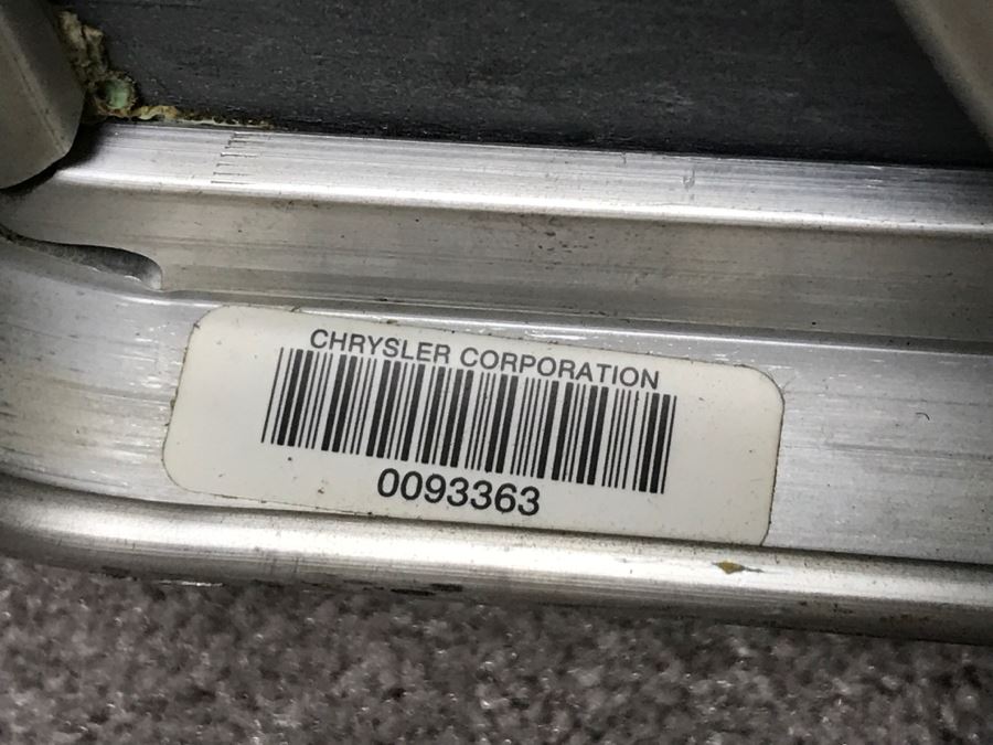 Rare Folding Chair Designed By Warren McArthur For Mayfair Co With Original Labels And Chrysler Corporation Label Estimate $400 [Photo 11]