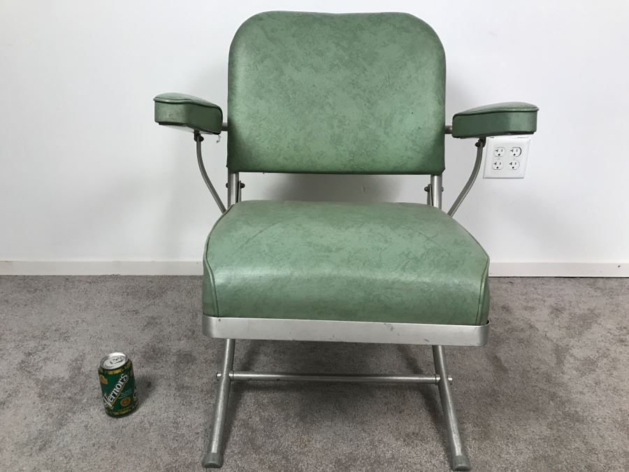 Rare Folding Chair Designed By Warren McArthur For Mayfair Co With Original Labels And Chrysler Corporation Label Estimate $400 [Photo 3]