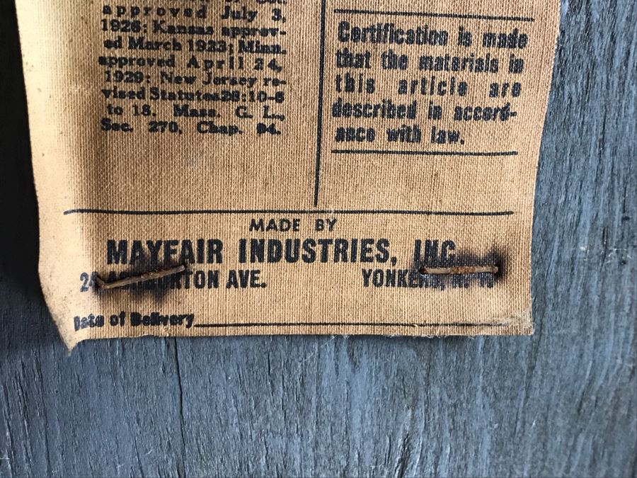 Rare Folding Chair Designed By Warren McArthur For Mayfair Co With Original Labels And Chrysler Corporation Label Estimate $400 [Photo 13]